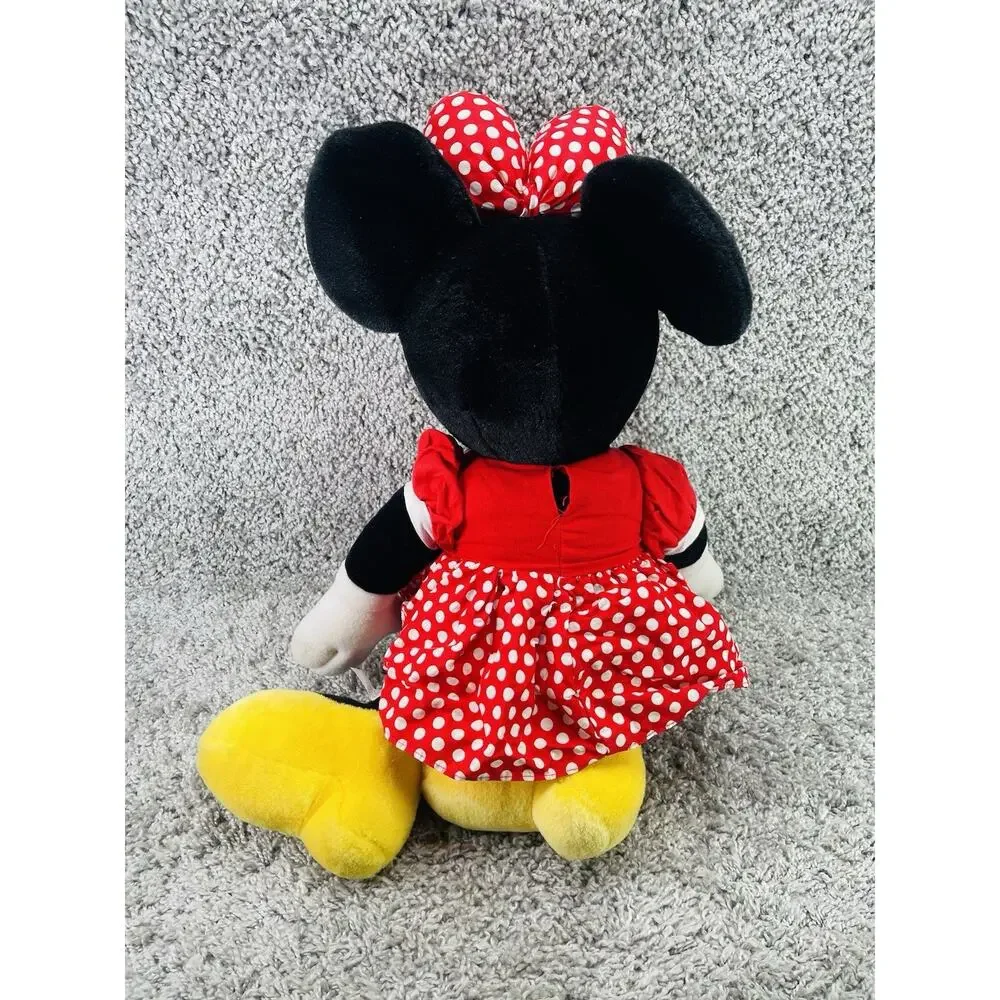 Mickey and Minnie Mouse Disney Store Plush Toy Set Large 24 Inch Multicolor